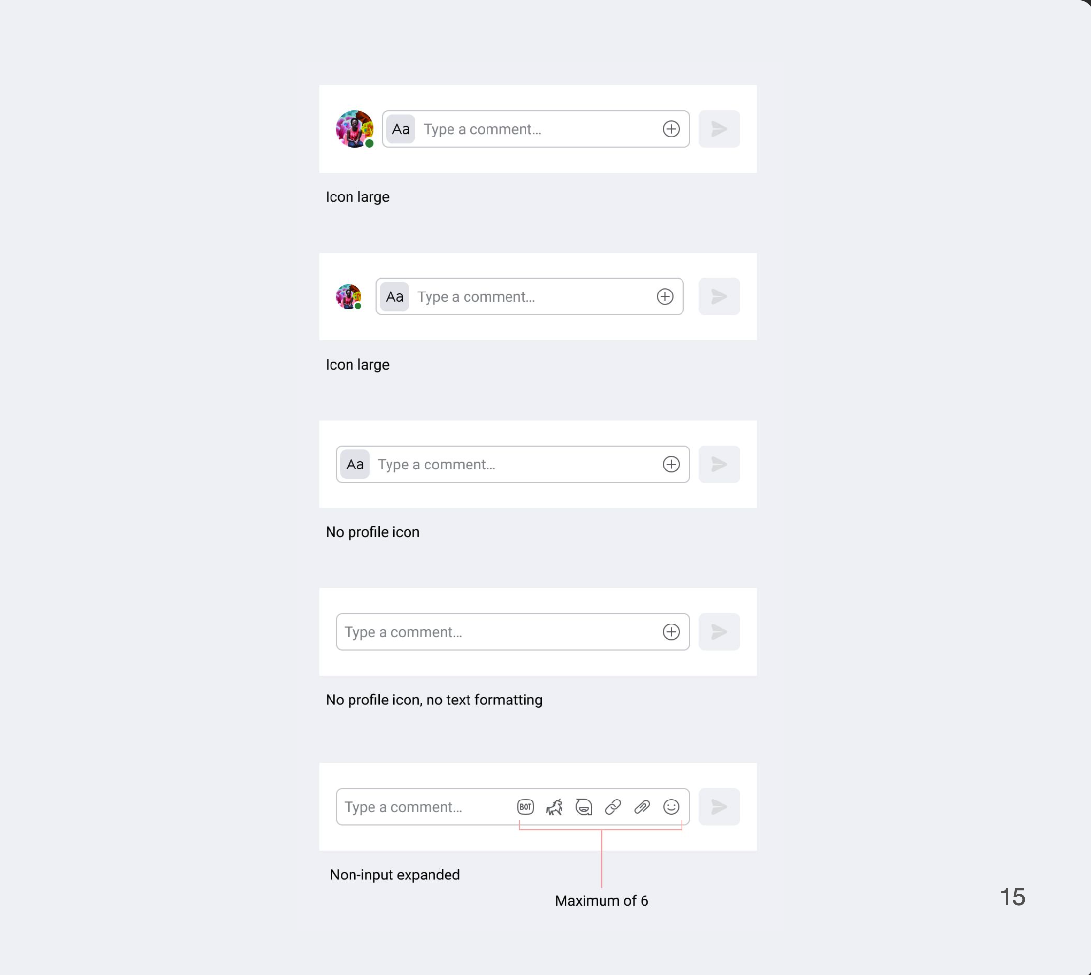 Variations of text editor